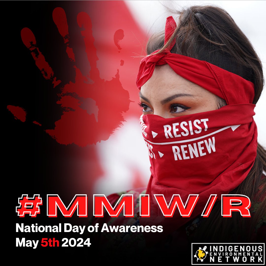 The MMIW/R crisis has a direct correlation to the extractive industries that have invaded our homelands, waging violence against our lands, waters, and our bodies. Violence against Indigenous women, femmes, Two-Spirits, relatives, and Mother Earth MUST END! #MMIW #MMIWR