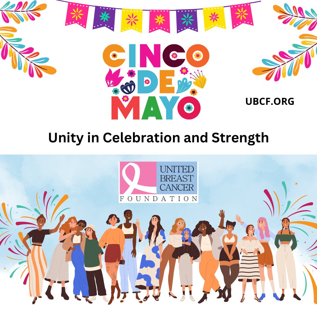 🌺🎉 Feliz Cinco de Mayo! 🎉🌺 Let's celebrate with strength & community! Donate to support BREAST CANCER FIGHTERS: i.mtr.cool/rckeloimgy  #FightTogether #StrongerTogether #UBCF #CincoDeMayo #BreastCancer