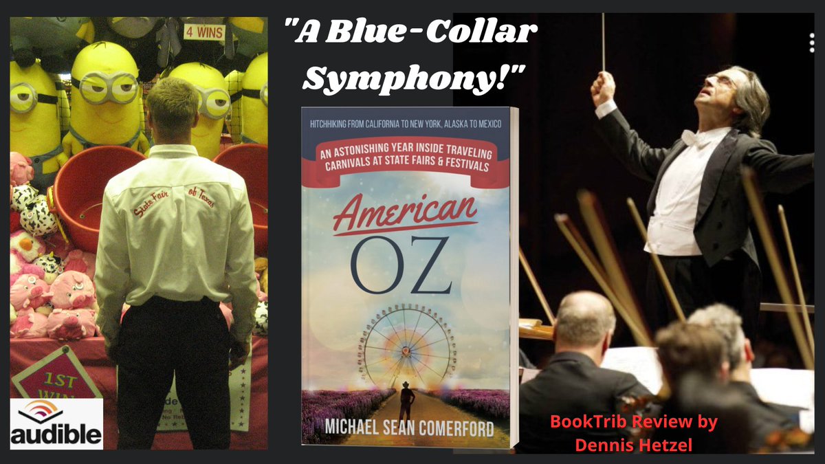 “A world few of us see!” writes Dennis Hetzel, BookTrib reviewer, journalist, educator, publisher, book lover. Click Now ow.ly/vqiE50PU8Bh for more American OZ. “A blue-collar symphony.”