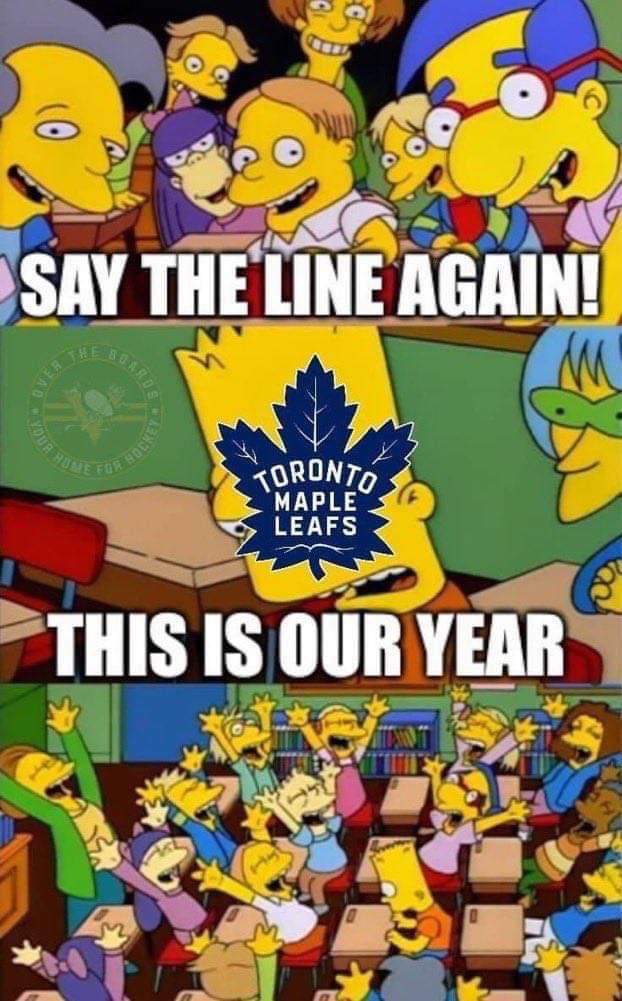 @MapleLeafs This never gets old. See you next season!