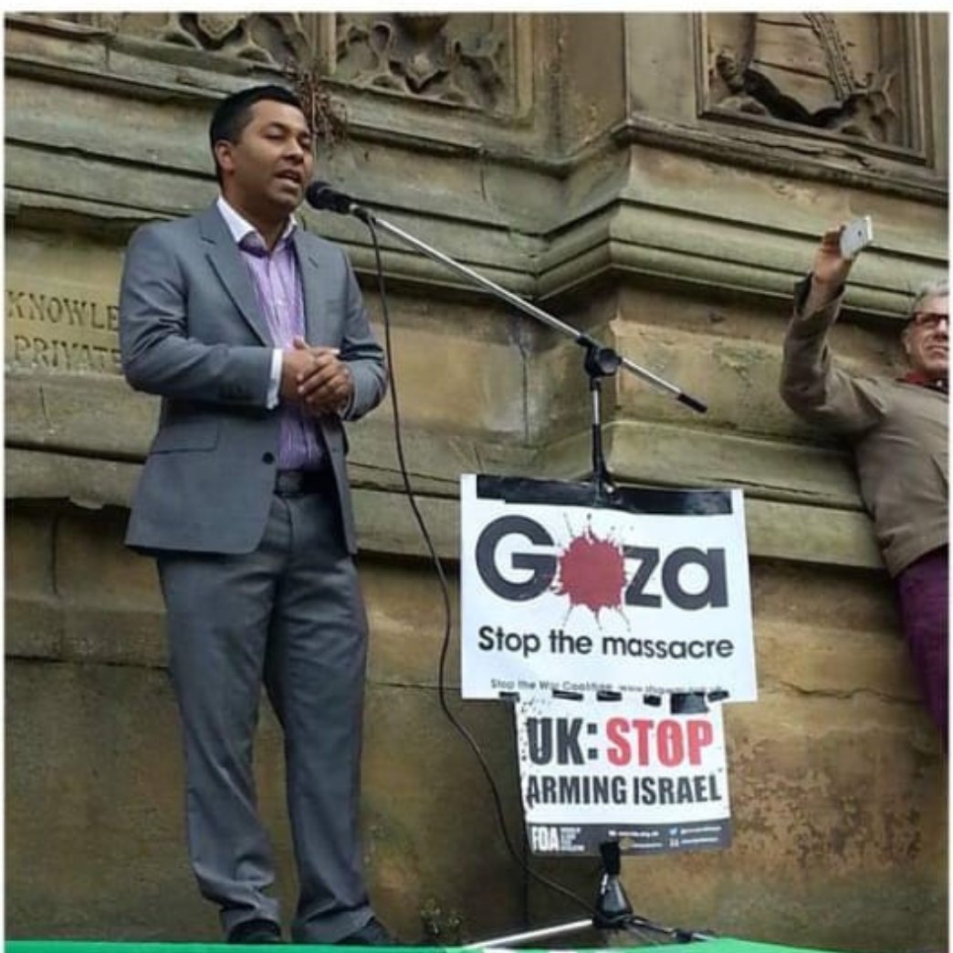 --this photo was taken in 2014 and here is Longsight's own standing up for Gaza just like he did in 2024... Dividing a community on the pretext of giving the leadership of Labour a bloody nose is a poor excuse from those that say they weep tears of pain for Gaza. The words--