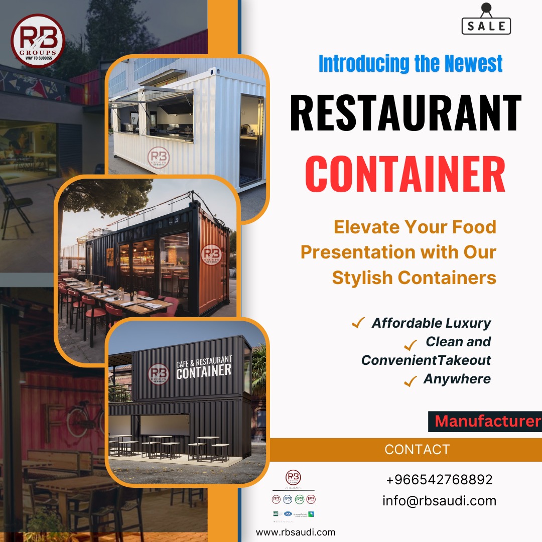 Revamp Your Restaurant's Presentation with Our High-Quality Containers! 
 #RestaurantContainers #ForSale #FoodPackaging #RestaurantSupplies #restaurant #restaurant #Jubail #KSA #Saudiarabia  #Sale