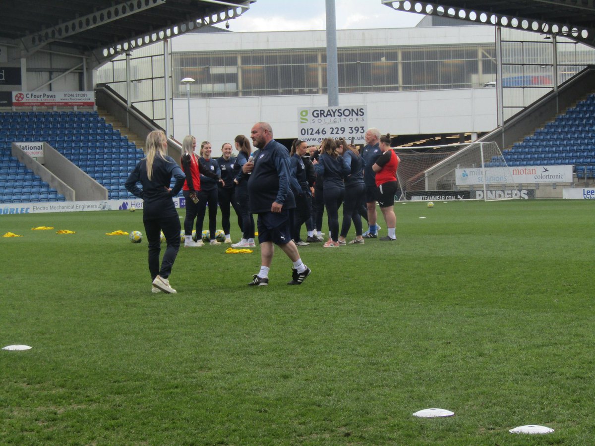 📍We’re at the SMH Group Stadium for @women_cfc vs Sheffield United Community Foundation. Match Report to follow on our website from our @Tom_Morris29 📝