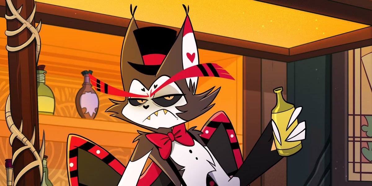 Welcome to my motherfuckin' account. I'm Husk, Bartender of Hazbin Hotel. Don't expect me to take anyone's bullshit.