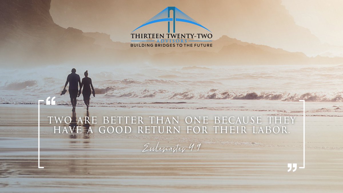 Thirteen Twenty-Two Advisors brings a refreshing perspective to financial planning. Through the LegacyBridge Framework, the firm empowers clients to navigate life's uncertainties while aligning their decisions with their deepest values. hubs.la/Q02vbWsc0

#SundayScripture
