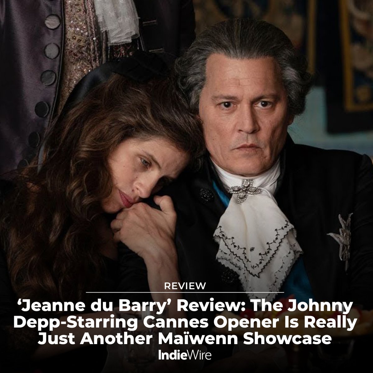 Yes, Johnny Depp co-stars in the controversial feature, but this is the Maïwenn show, for better and for worse. Read our review for 'Jeanne du Barry' here: trib.al/4Q5LAFF