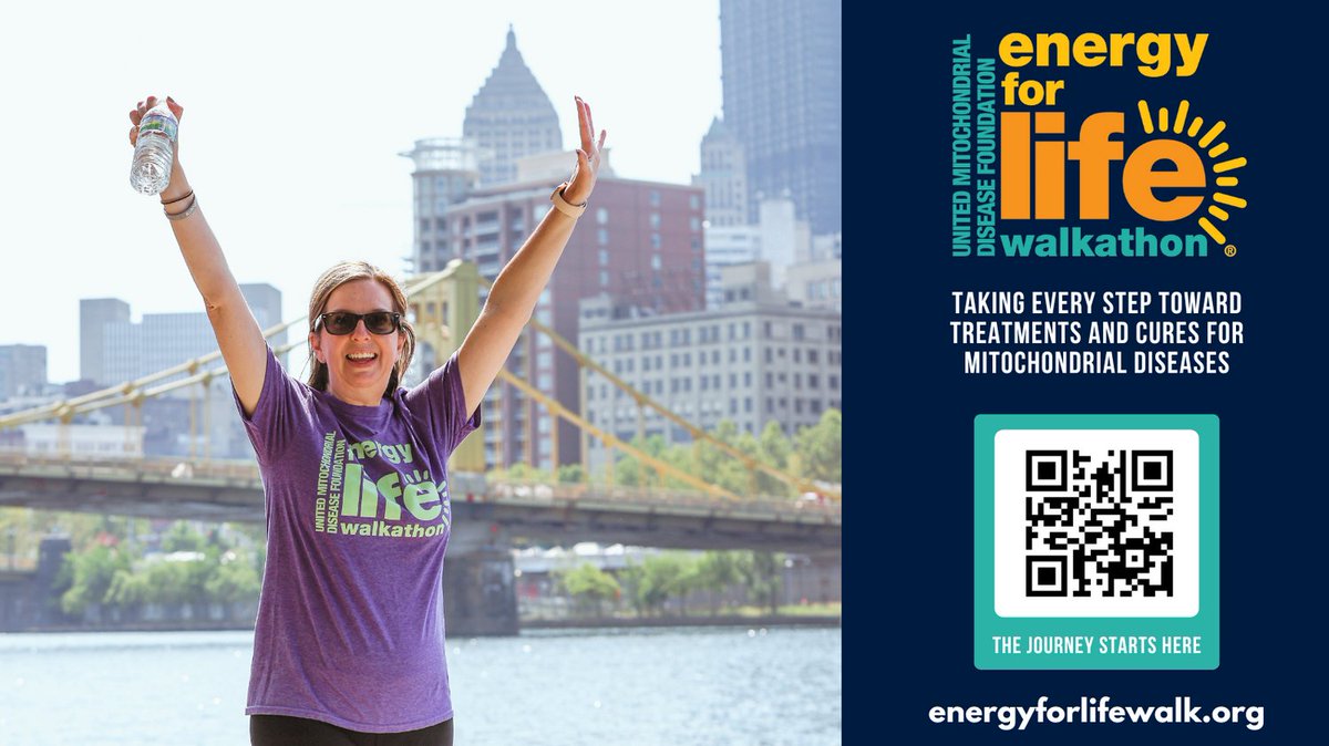 Now is the time to walk TOGETHER toward treatments and cures for #mitochondrialdisease. Join us at an #EnergyforLife walk near you or build a team and participate virtually. The Journey Starts Here: energyforlifewalk.org #MoreEnergyTogether