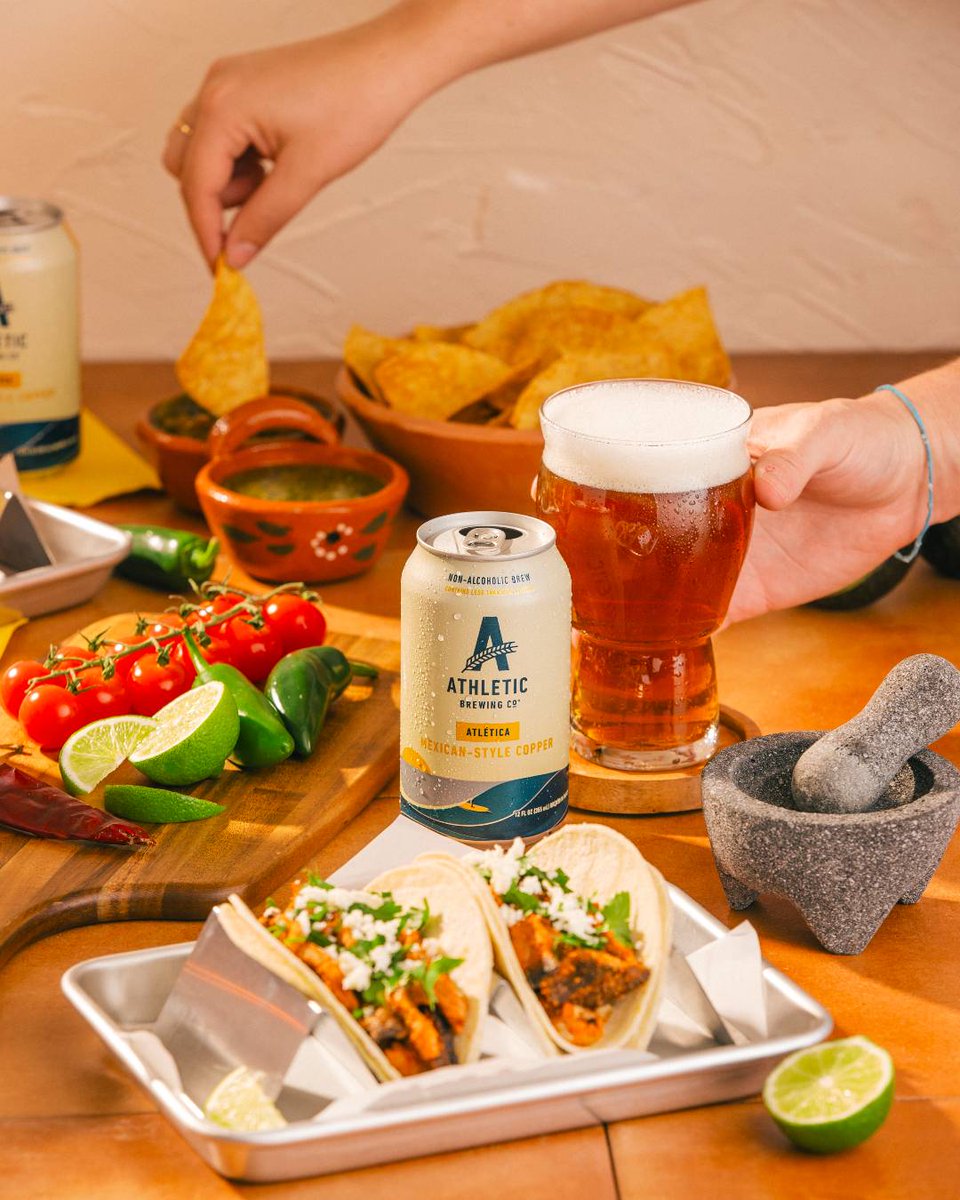 You know what your Cinco de Mayo fiesta needs? Atlética - the perfect all-day celebration sipper. Use our store finder to pick up a 6-pack near you (or maybe even get it delivered!). bit.ly/3sQW3ol