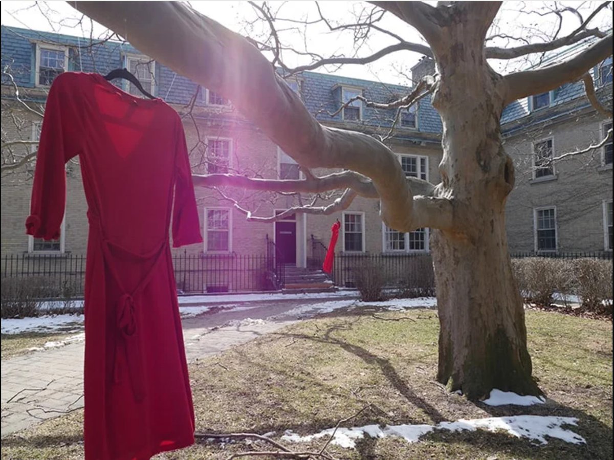 Today is Red Dress Day, aka the National Day of Awareness for Missing and Murdered Indigenous Women and Girls and Two-Spirit People. Indigenous women and girls are 12 times more likely to be murdered or go missing than non-Indigenous women in Canada. ow.ly/hJe750QQf7m