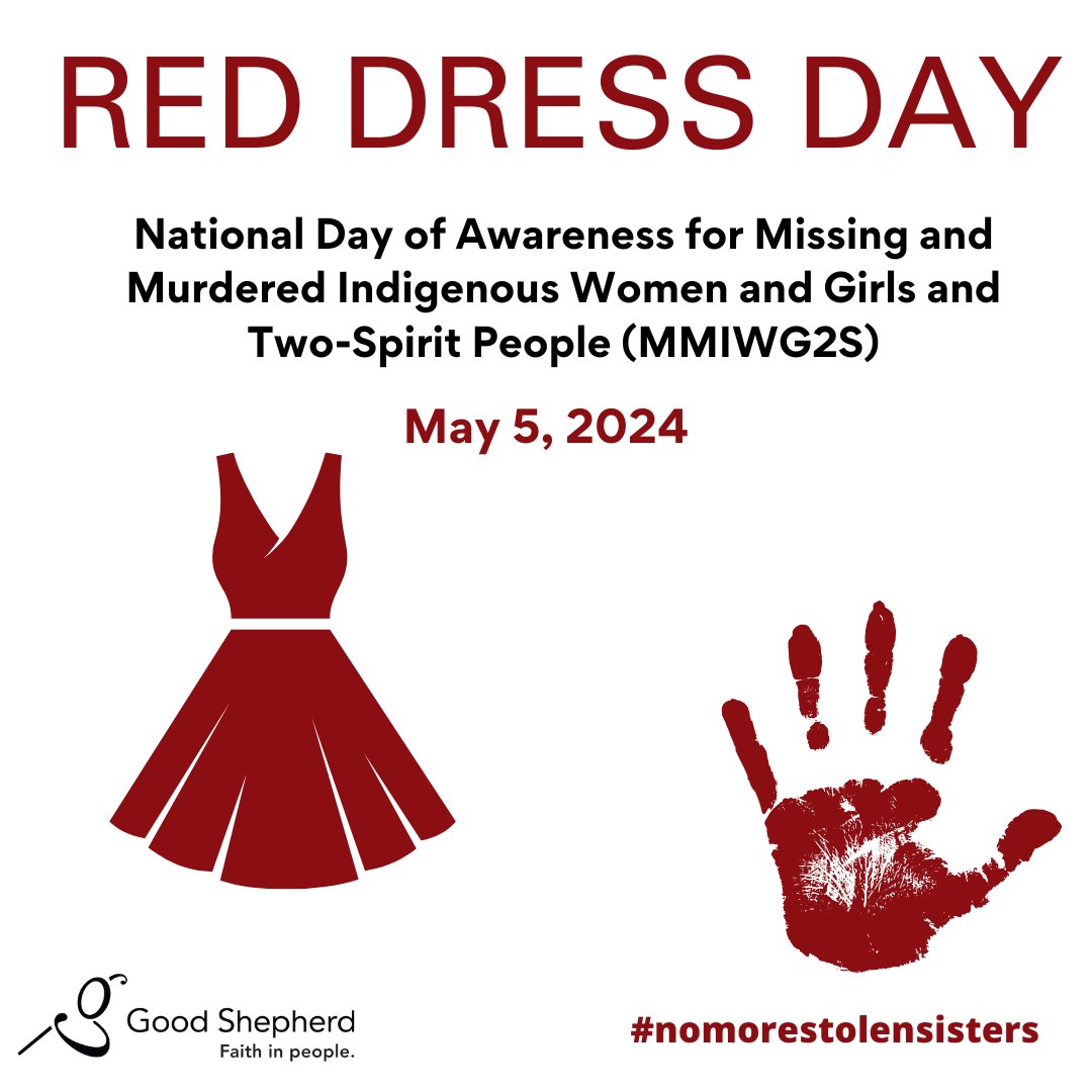 Today is Red Dress Day, the National Day for Missing and Murdered Indigenous Women and Girls. #MMIWG2S This day brings awareness to the thousands of Indigenous women, girls & two-spirit people who have been subject to disproportionate violence in Canada. ow.ly/FbIU50OgVtN