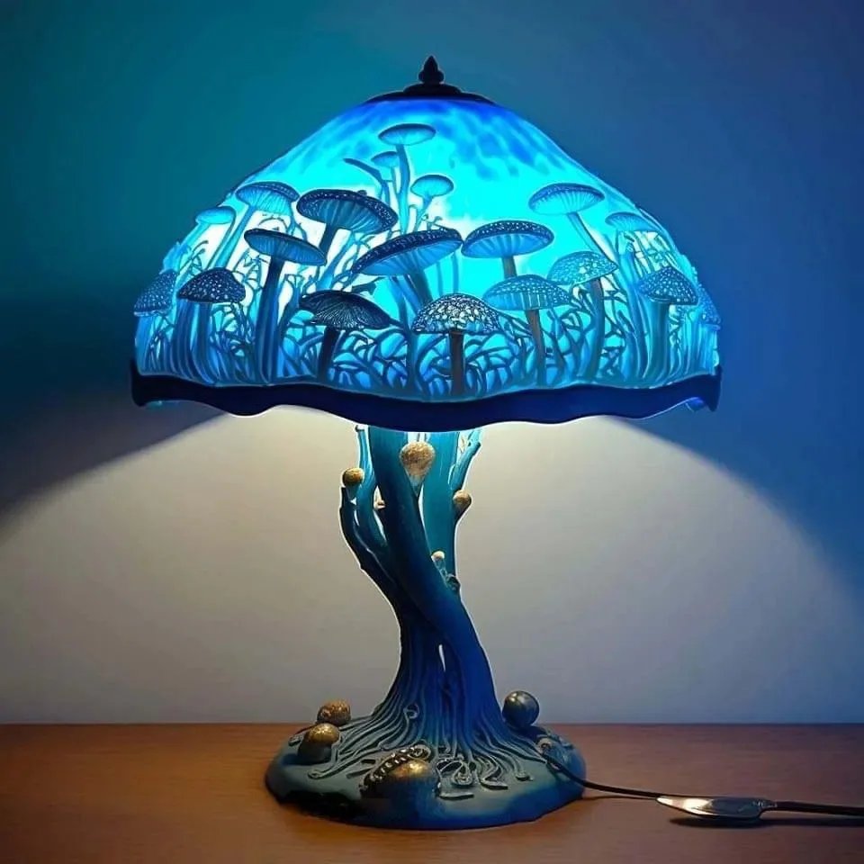 pretty mushroom night lamp