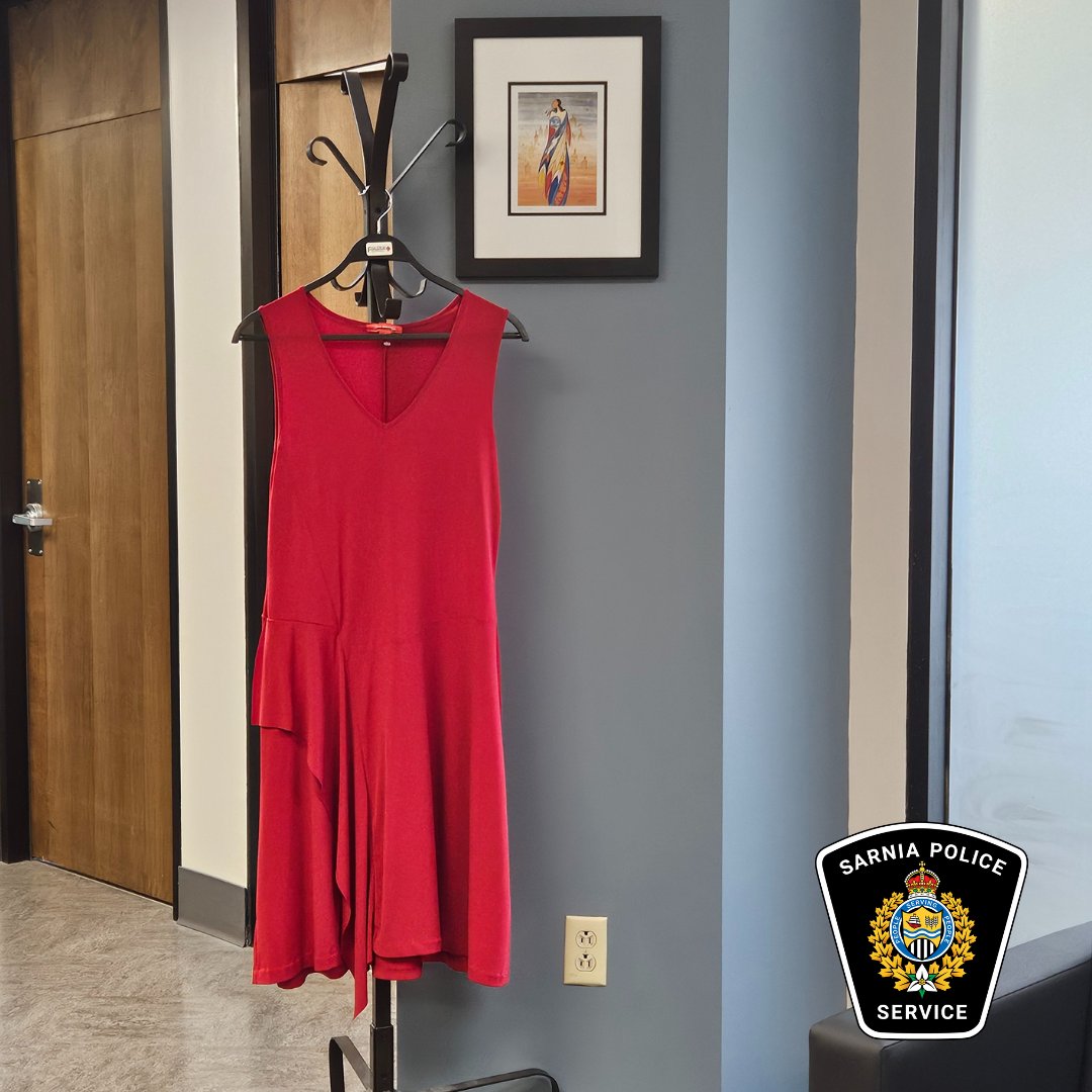 The Sarnia Police Service is committed to ensuring that every report of a missing person is addressed in a timely and sensitive matter.

Leading up to and on MMIWG2S+ Awareness Day, we have hung a Red Dress in our building as a visual reminder of our responsibility, and to…