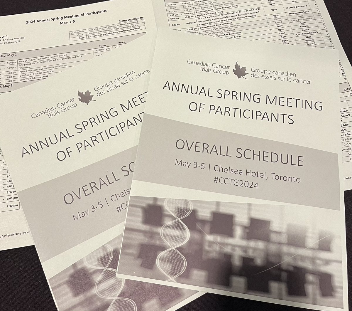 #CCTG2024 Day 3 starts with the New Investigator Debrief and the Supportive Care, Gastrointestinal, Hematology, Melanoma, and Sarcoma Committee meetings. #SolvingCancerTogether