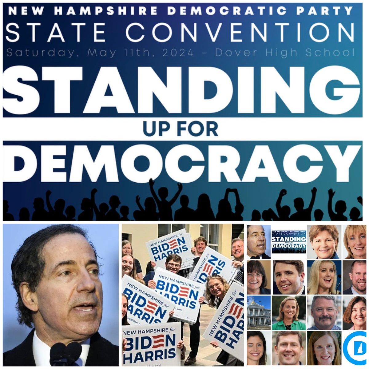 Jamie Raskin will be standing up for democracy on Saturday, will you be there to stand with him? Democracy is on the ballot in November. #NHPolitics