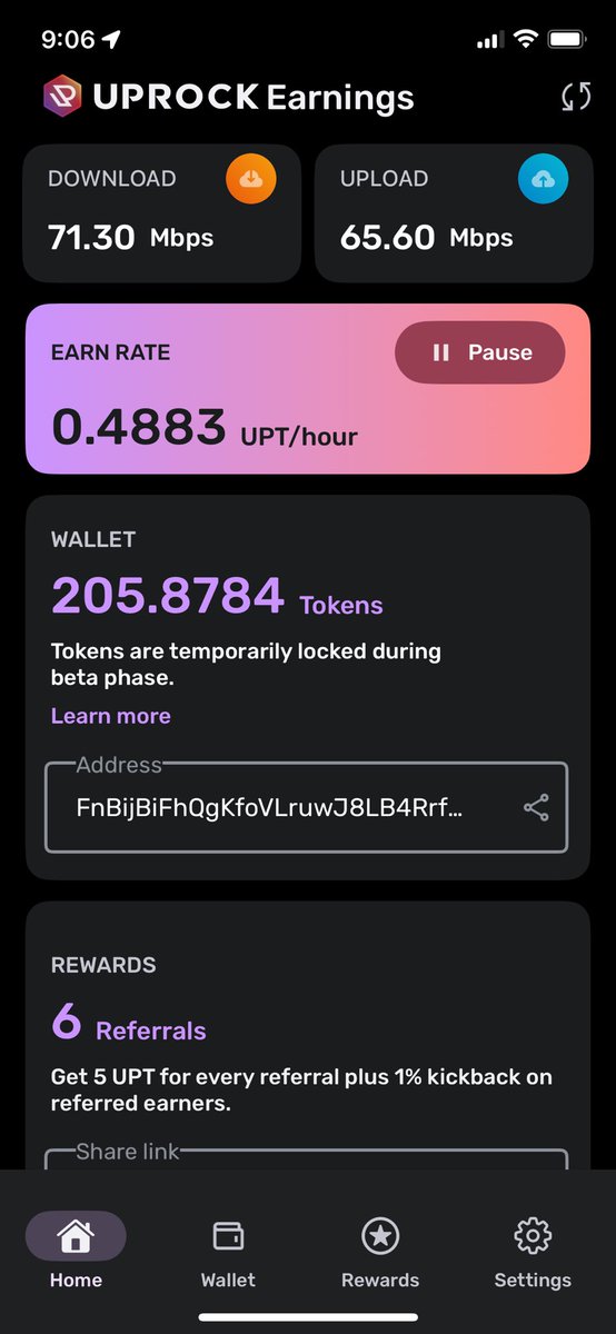 If you used my @UpRockCom referral 🍻 thank you 🙏🏼 

Looking at the new iOS app this morning and I see 6 referrals 🚀 let’s go!

link.uprock.com/i/2b245cb7