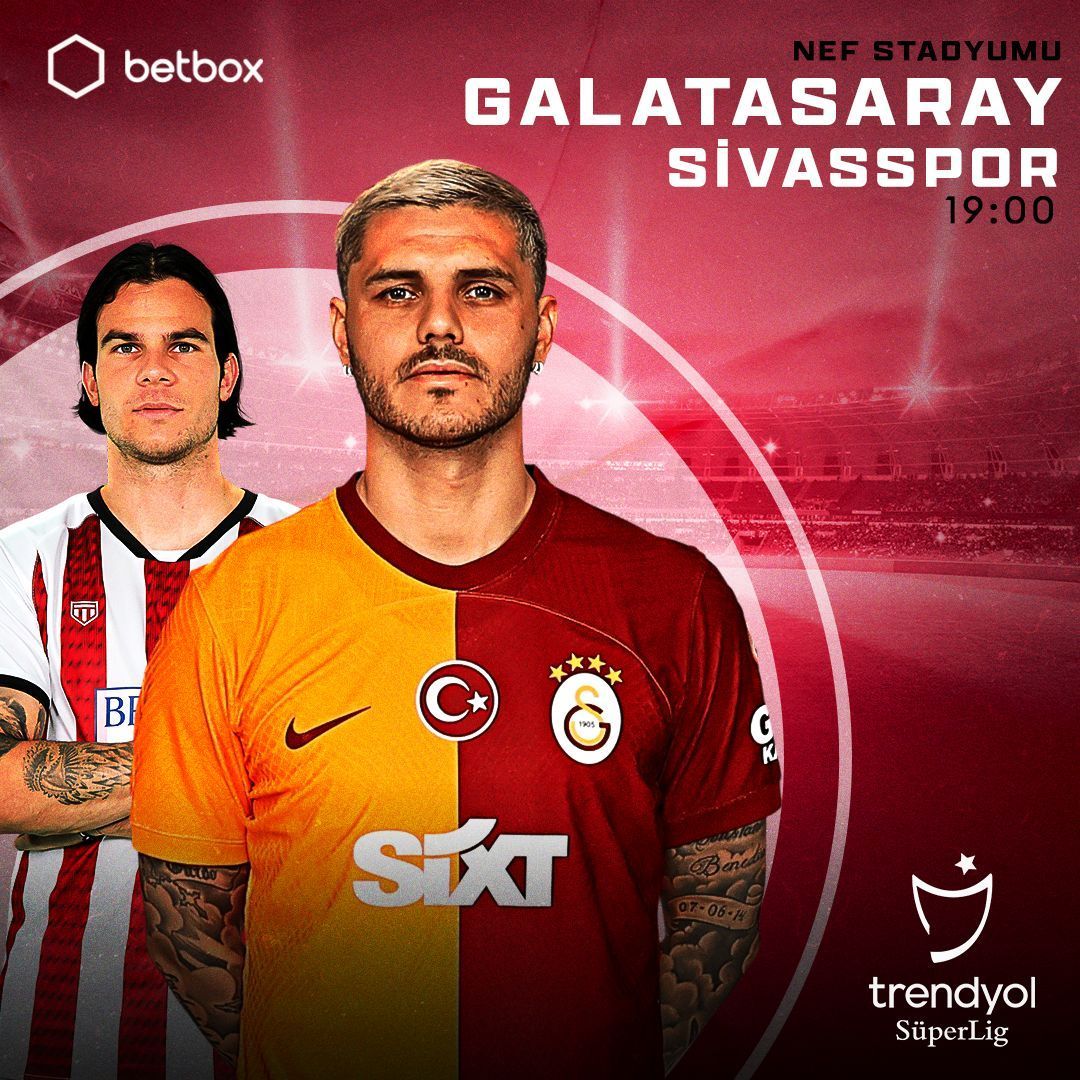 🚀 Betbox Günün Maçı 🚀 ⚽️ Galatasaray 🆚 Sivasspor ⚽️ 🌟 Özel bahis fırsatları ve yüksek oranlarla sizleri bekliyoruz. 💸 50.000TL Spor bahis limiti ile yapabildiğin kadar bahis yapma zamanı! ❤️ ws.tc/Betbox