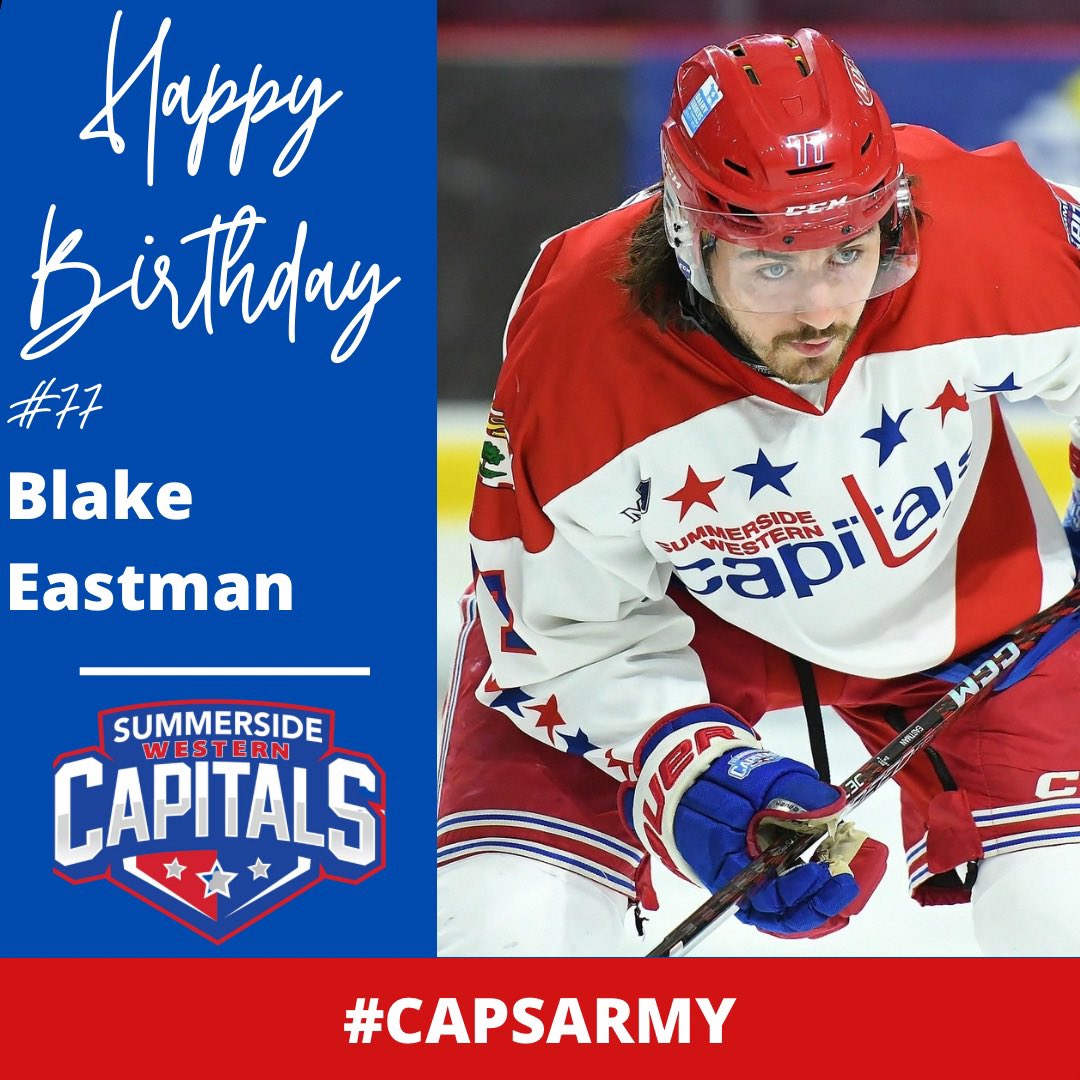 Wishing Caps graduating player Blake Eastman a very happy birthday! Have a great day cowboy! 🤠