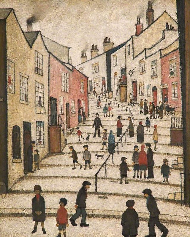 Crowther Street, Stockport, Cheshire’, L.S. Lowry, 1930.