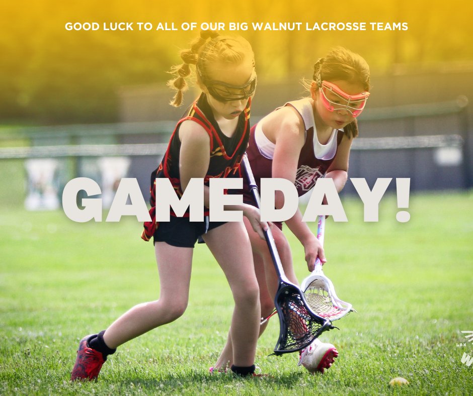 You have a game!
You have a game!
Everyone has a game!

Good luck to all of the Big Walnut Lacrosse youth teams today.

Remember to #beBIG out there and thank the refs on your way home.

#growthegame #letthekidsplay #BigWalnutLAX