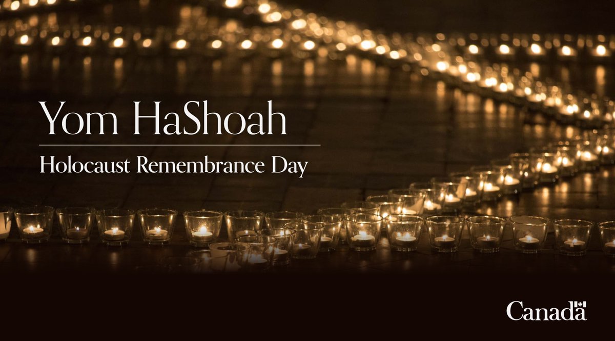 This evening marks the beginning of #YomHaShoah, Holocaust Remembrance Day. We remember the more than 6 million Jewish men, women and children who were tortured, persecuted and murdered by the Nazi regime. Read Minister Khera’s statement: canada.ca/en/canadian-he… #NoToHate