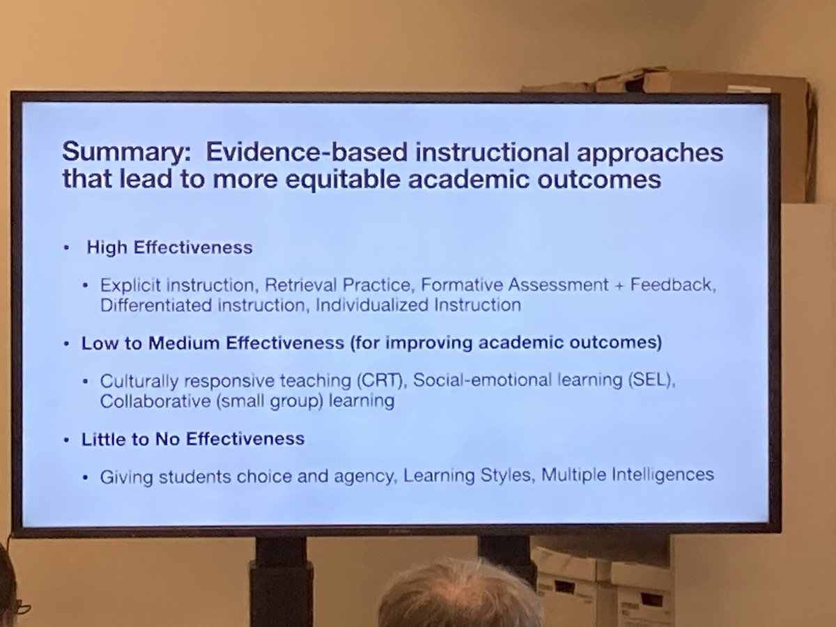 True #EDI #inclusion requires implementation of highly effective evidence-based instructional approaches - @nsachdeva2019 @JimHewittOISE @TDSB_Psych @OISEUofT