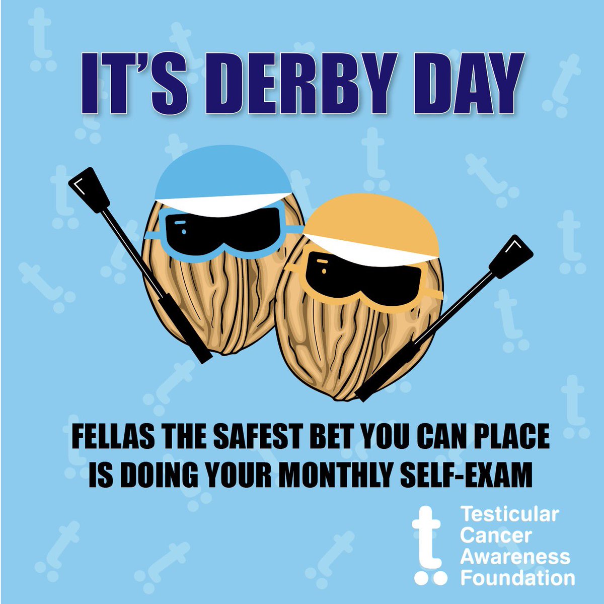 Kentucky Derby and a reminder to check your nuts! #testicularcancer #KentuckyDerby #urology