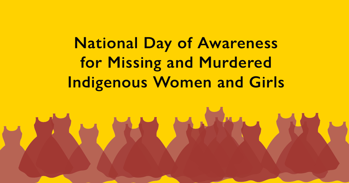 Today we remember and honour the many missing and murdered Indigenous women, girls and two-sprit people who have been violently taken from their families and communities. Full statement: bit.ly/42fn5TM