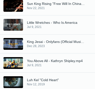 YOUR TOP 5 VIDEOS THIS WEEK ON Global Music Video Hits: 5. Luh kel 4. Kathryn Shipley 3. KING JESAI 2. Little Wretches 1. Sun King Rising #TOP5 #INDIEMUSIC #MUSICVIDEOS #ONLYONROKU