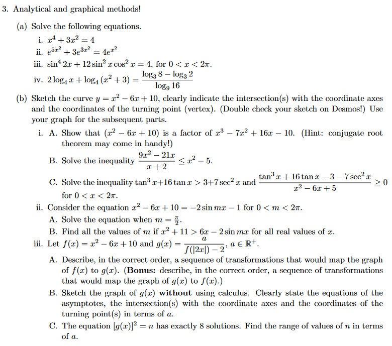 [IB AAHL/A-level FM] I've just written an extended question covering hidden quadratics, trig equations and transformations. Would love to hear your thoughts on it! Please rt if you find it useful! @mathsjem @inquirymaths @MathematicQuinn