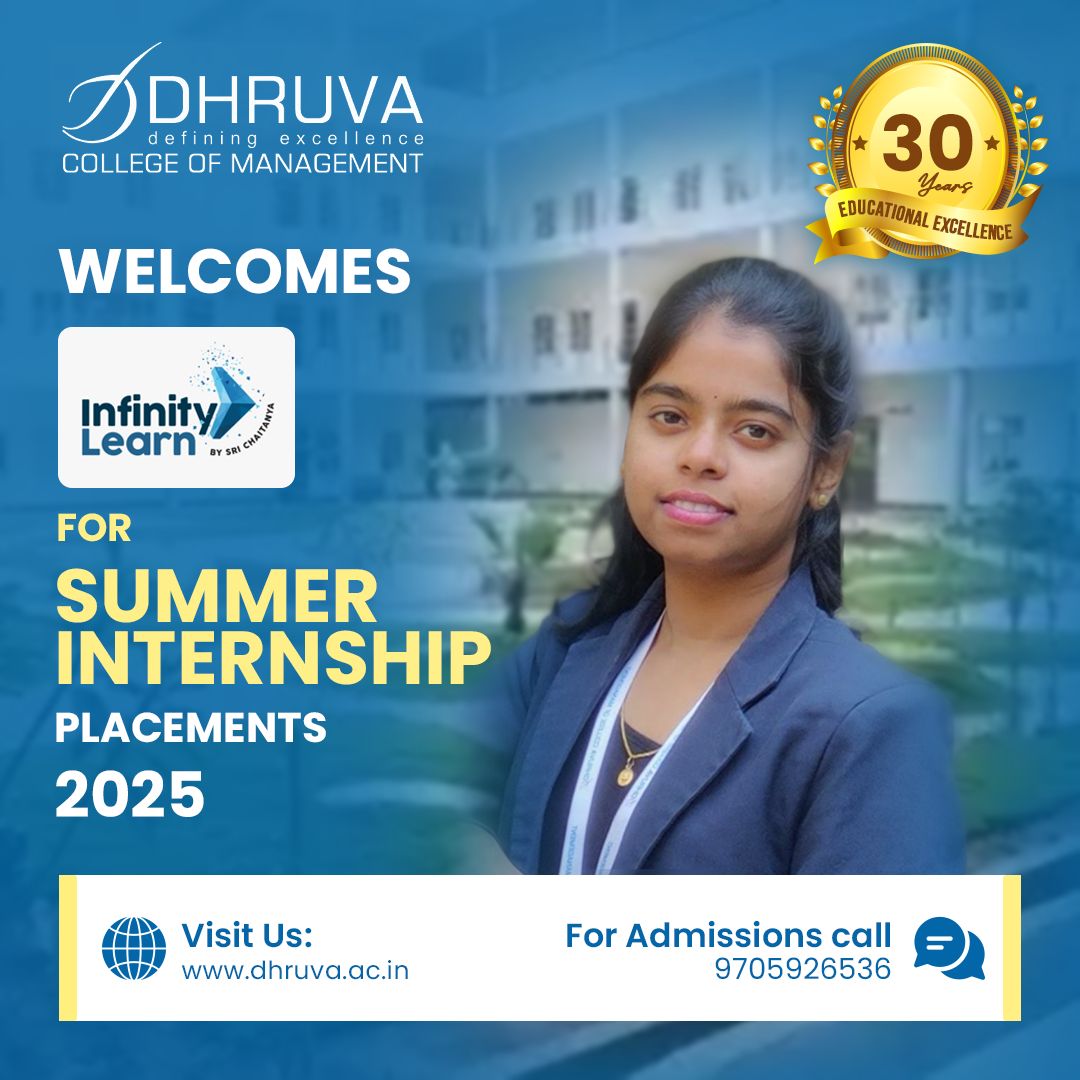 #summerinternship #summerinternship2025 #InternshipPlacement #internships #InfinityLearn  #dhruvacollegeofmanagement