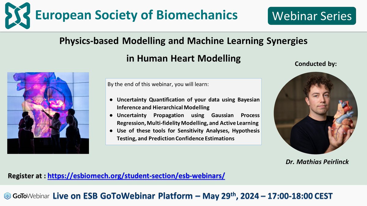 Don't miss next webinar by @MPeirlinck! Register here: esbiomech.org/student-sectio…