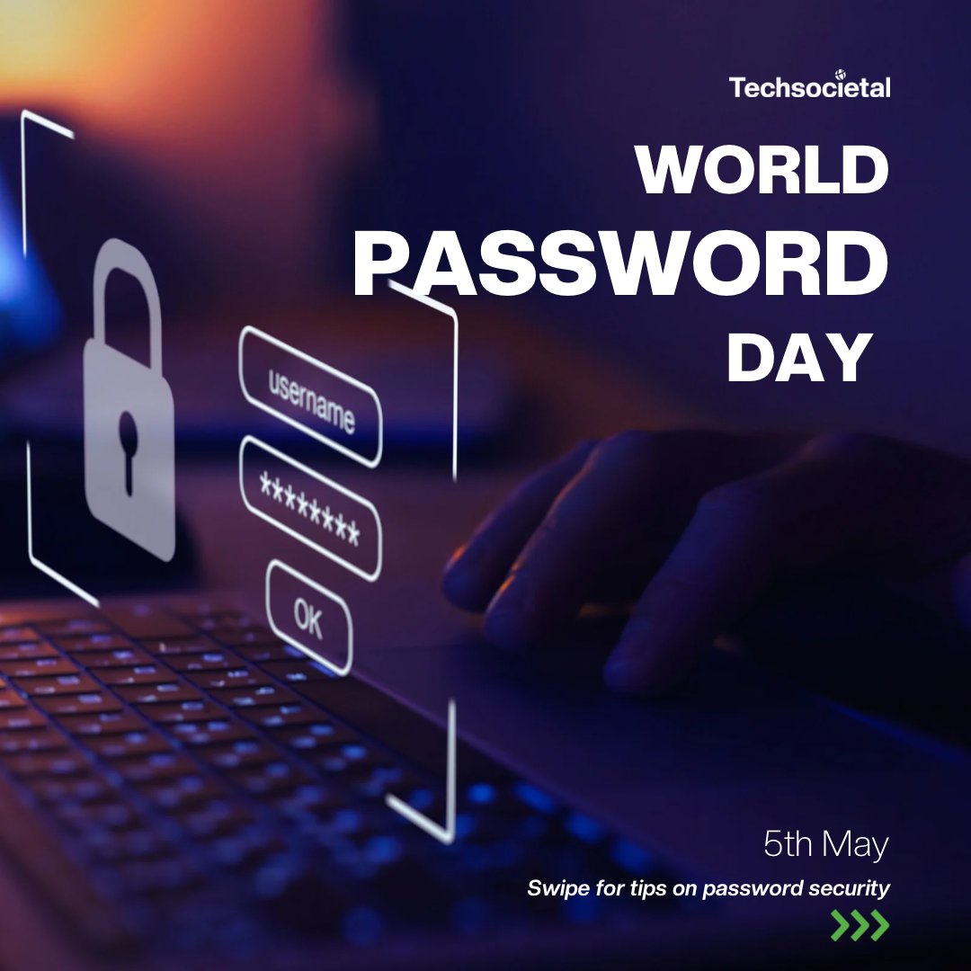 TechSocietal's tweet image. Protect your accounts with strong passwords! 

Celebrate #WorldPasswordDay with #SafeConnect on TechSocietal Academy (TechSocietal.org/academy)

#TechSocietal

Thread 1/6