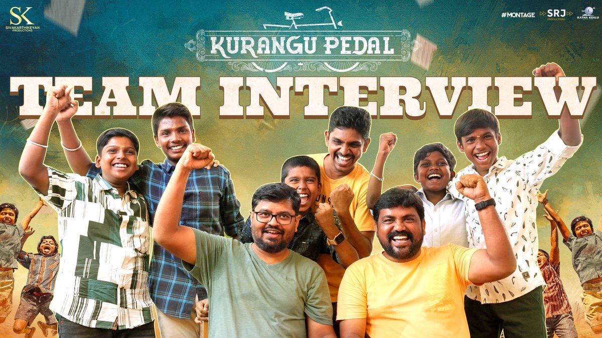 Our #KuranguPedal crew is all grown up (kind of)! Watch these kids take a trip down memory lane as they chat about filming the movie - youtu.be/ZL3PZphIATE. Don't miss this nostalgic adventure - in theatres now. 🎟️ linktr.ee/KuranguPedal #SUMMERகொண்டாட்டம்…
