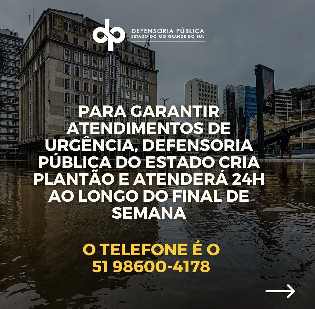 5SOSBrazil's tweet photo. A Defensoria Pública do Estado do Rio Grande do Sul estará de plantão por todo esse final de semana através do número 51 98600-4178 https://t.co/zlHn5AALbR