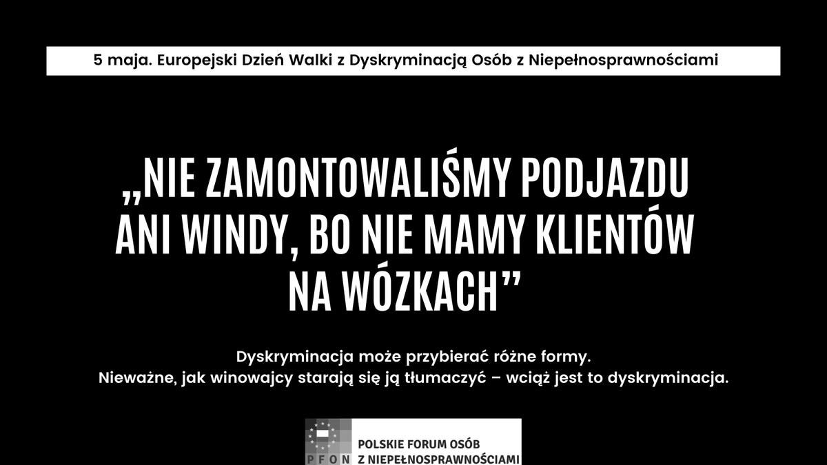 Polskie Forum Osób z Niepełnosprawnościami (@PFON_OzN) on Twitter photo 2024-05-05 13:21:27