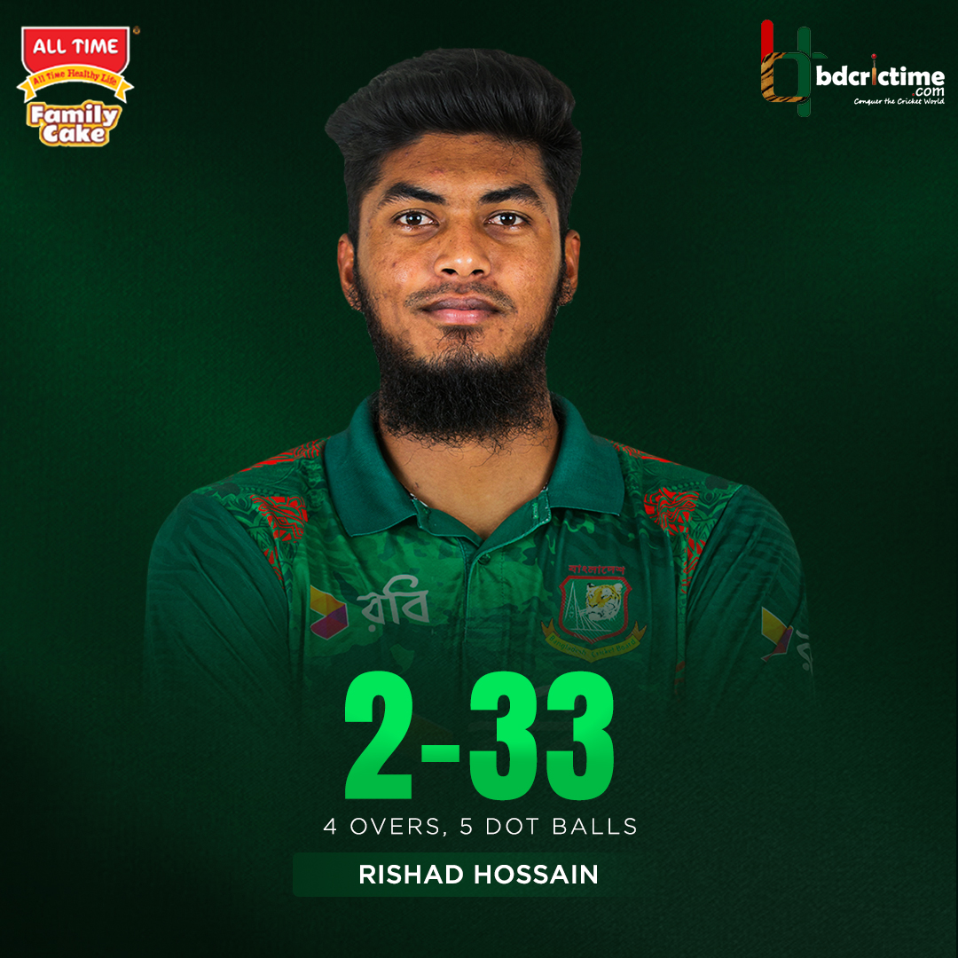 2 Wickets but an expensive outing for Rishad

#BANvZIM #FamilyCake #Alltime