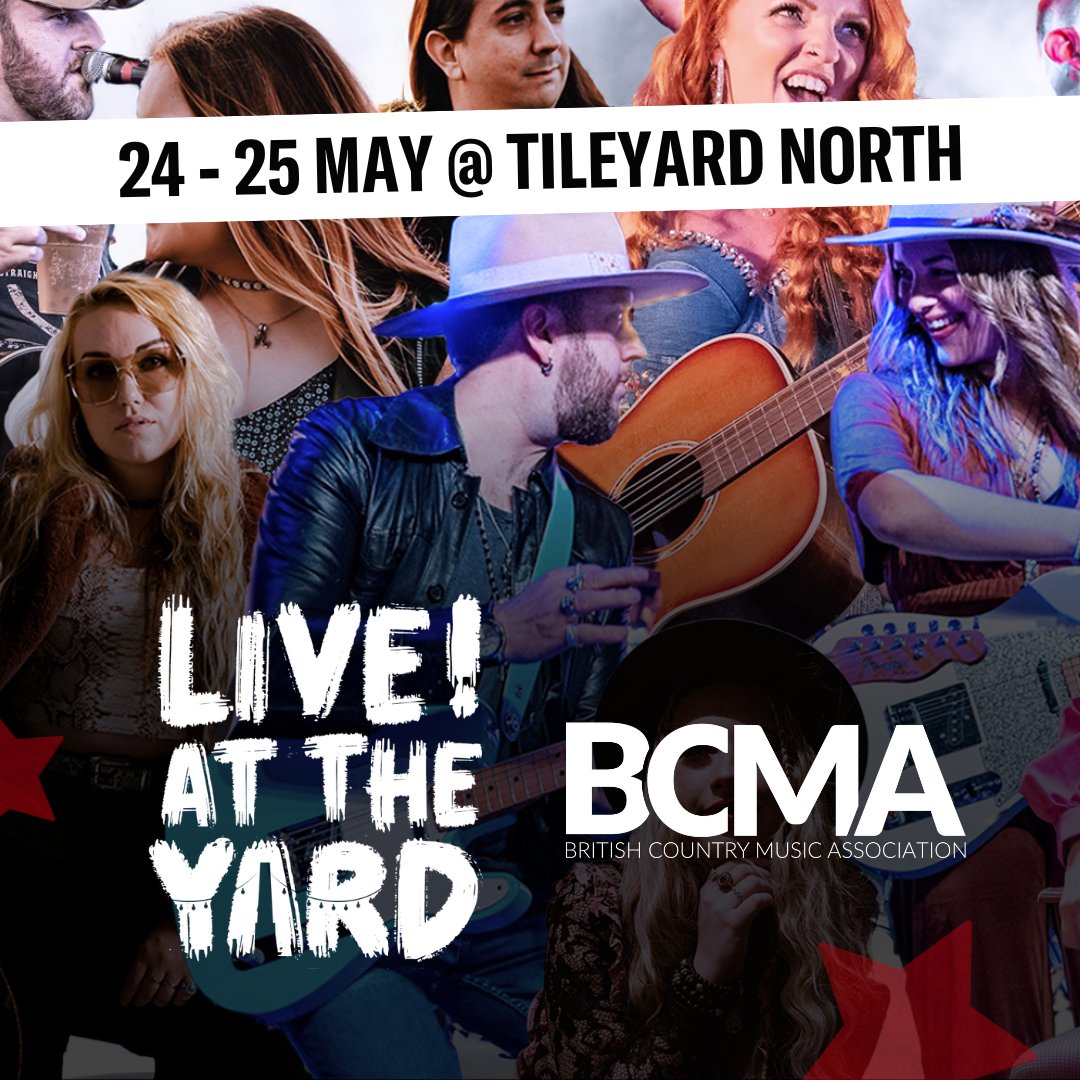 🌟 Partner Announcement 🌟 We're thrilled to share the BCMA (British Country Music Association) is a LIVE! At The Yard partner! Learn more about the fantastic work of BCMA here: loom.ly/Ly8F2qU Grab your tickets to LIVE! At The Yard 🎟️ bit.ly/LIVEATTHEYARD