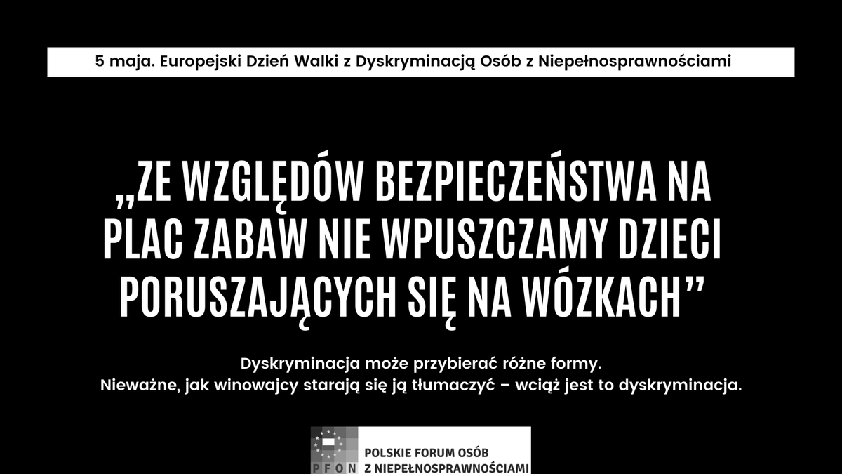 Polskie Forum Osób z Niepełnosprawnościami (@PFON_OzN) on Twitter photo 2024-05-05 13:24:43
