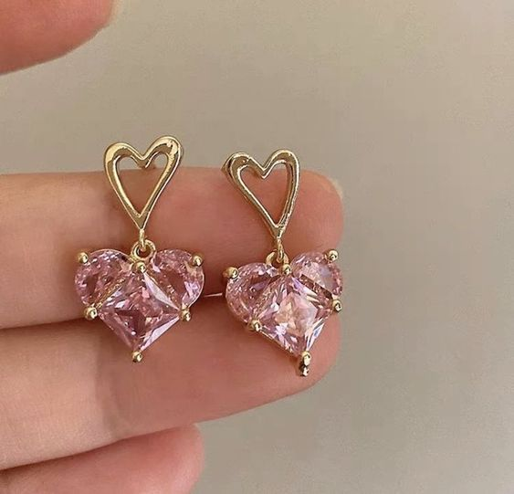 heart earrings