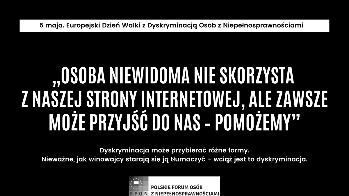 Polskie Forum Osób z Niepełnosprawnościami (@PFON_OzN) on Twitter photo 2024-05-05 13:25:42