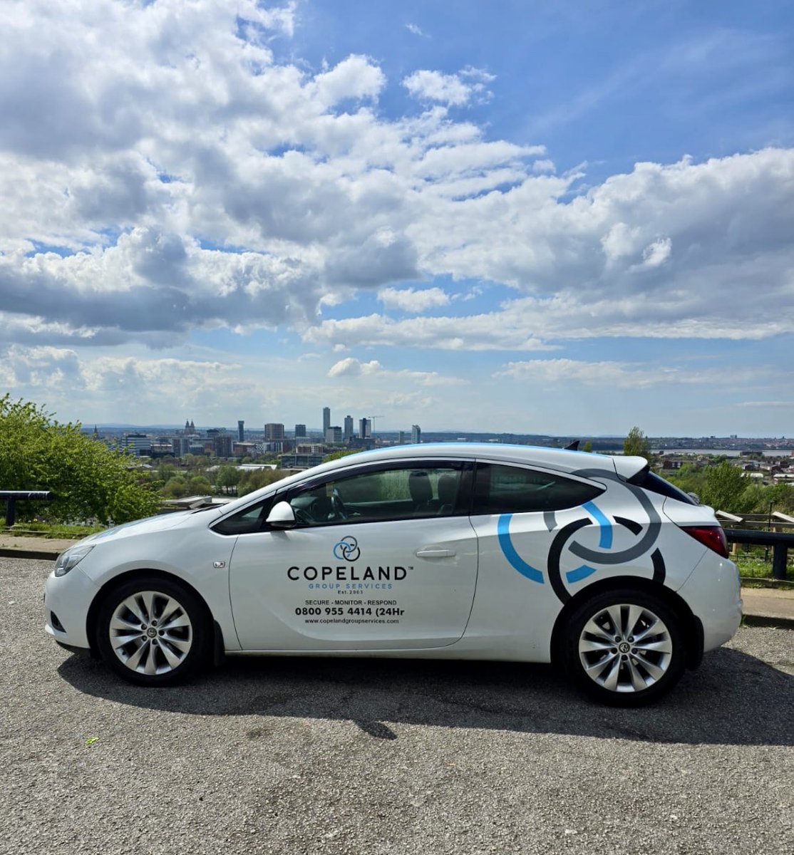 Our Patrol &amp; Response Teams are out and about in sunny Liverpool today, supporting and protecting our amazing clients!🔐

Available 24/7, 365… Even on bank holidays!📈🤝

#wearecopeland
Secure- Monitor- Respond