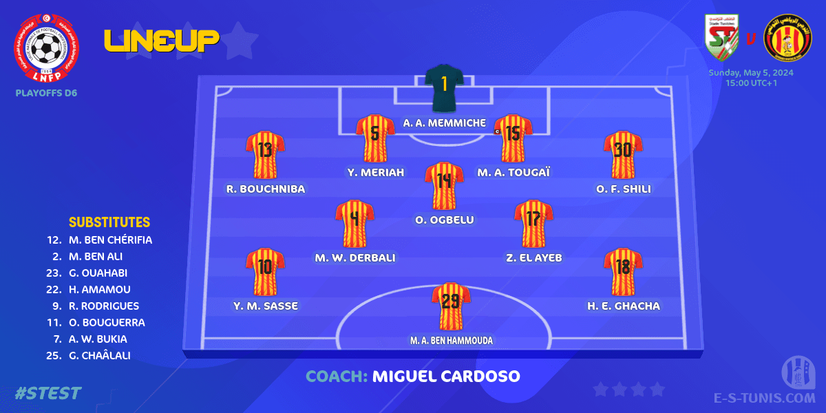 ST vs EST Confirmed Lineup