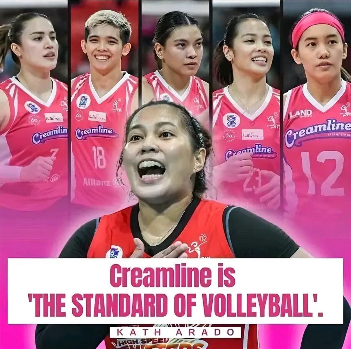 Creamline is back in the FINALS. ✨

✅ 14th straight podium finish. Longest streak in PVL.
✅ 11th Finals appearance.

#PVL2024