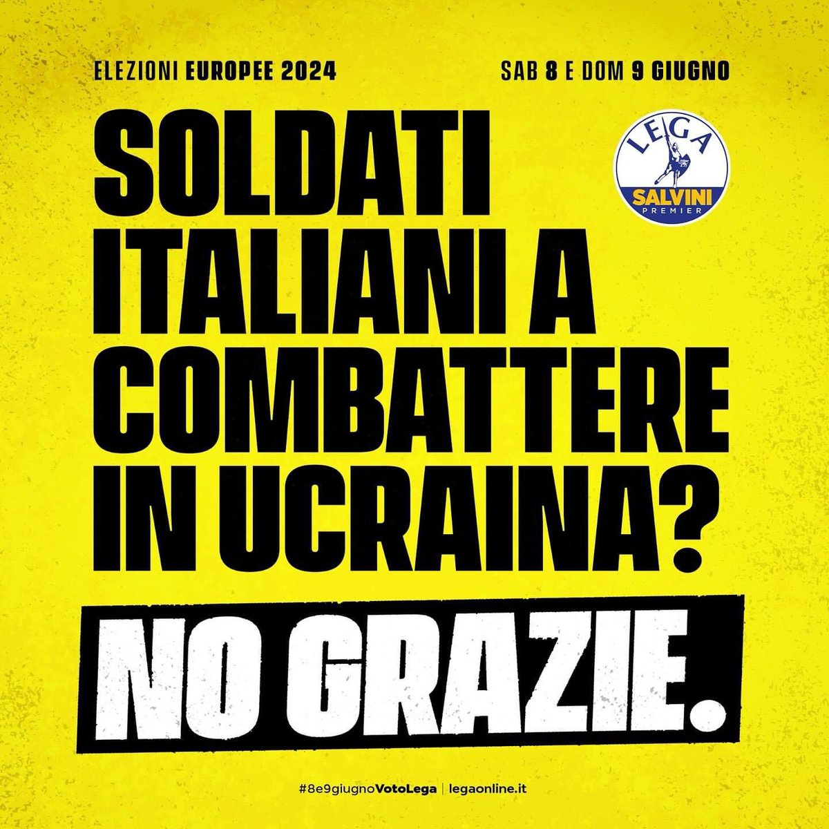 Messaggio chiaro e inequivocabile.

#Lega
#Salvini