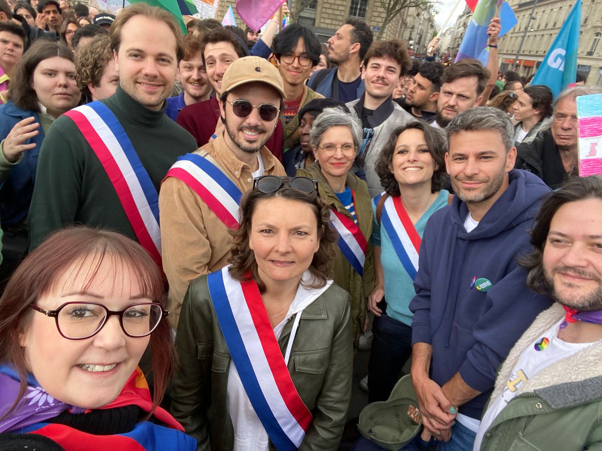 Les Écologistes mobilisé•es pour les droits des personnes trans 🏳️‍⚧️⚧️ Contre la transphobie et pour le droit à l’autodétermination ✊