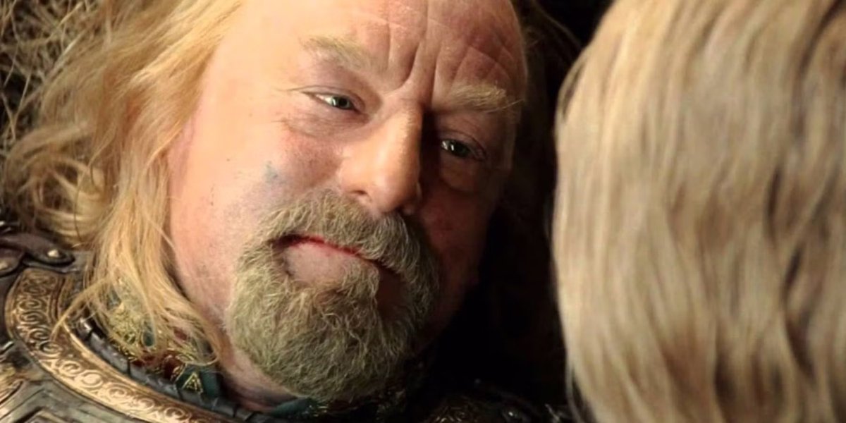 I don't say this lightly: Bernard Hill as King Theoden in the Lord of the Rings trilogy is one of my all-time favourite performances, a fascinatingly complex turn which brings to life a fascinatingly complex character. RIP to the great Bernard Hill.