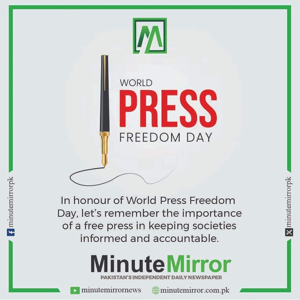 #PressFreedomDay @minutemirror_pk