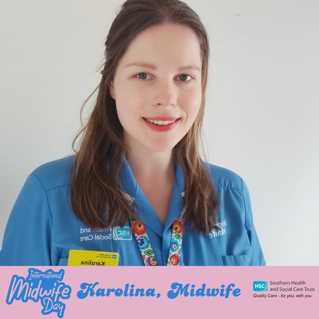 Midwife Karolina shares “I love being a Midwife working within health promotion as it allows me to support and empower women to make the best choices for the own health and that of their baby.” #teamSHSCT #DayOfTheMidwife