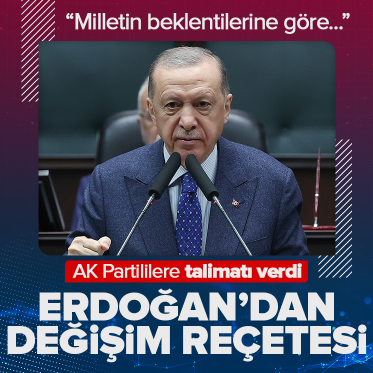 Başkan Erdoğan'dan reçete! AK Partililere talimat verdi: Milletin beklentilerine göre hareket edeceğiz ahaber.im/9cvxpk_smt