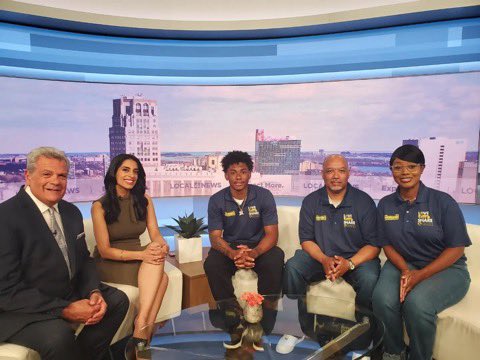 An honor to be on WDIV Local 4 to promote what the Semaj J Morgan Foundation is doing in the local community. Semaj will be presenting gifts to mother’s that have lost their children to gun violence on May 9th. What a platform to get this information out!!! Thanks @Local4News